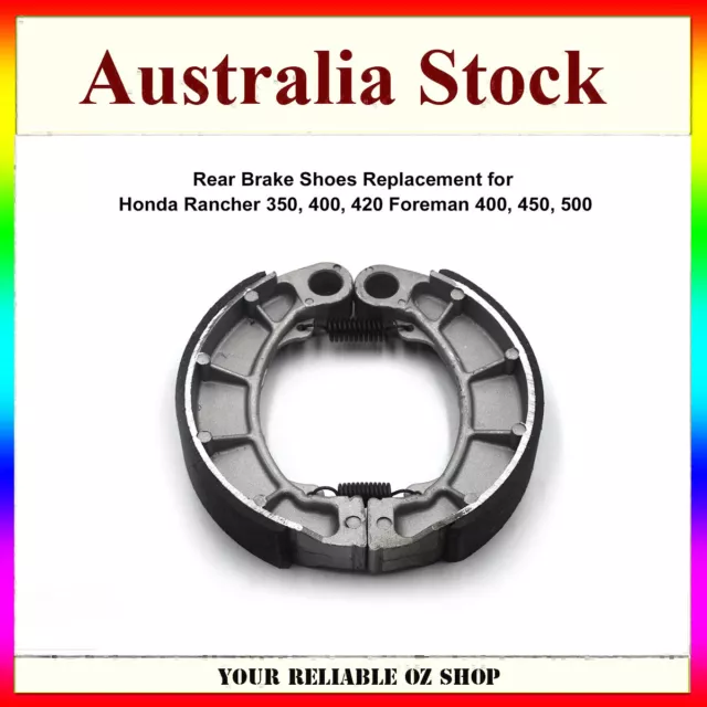 Rear Drum Brake Shoes For Honda TRX400 TRX450 TRX500 TRX350 TRX420 Quad Bike