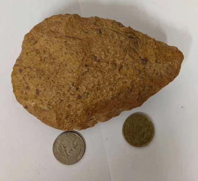 Paleolithic 300,000 Year Old HOMO ERECTUS Man Stone HAND AXE (#L7719)