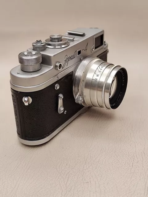 1957 Film Camera 35mm Tested Zorki 4 +Jupiter 8 f2/50. rangefinder Cameras ussr