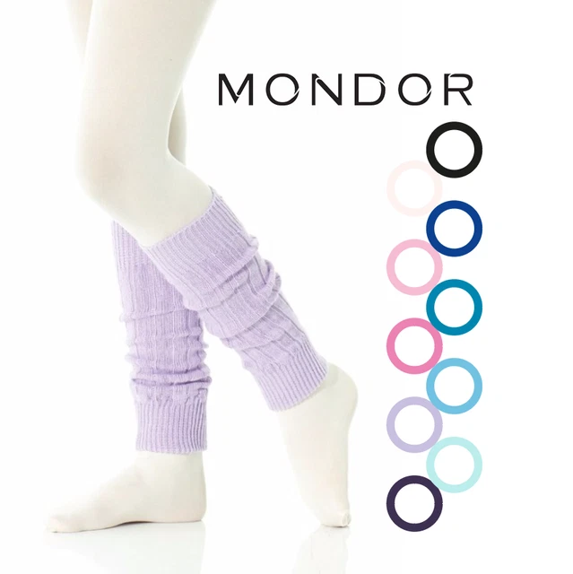 Mondor Performance NEW Many Colors Dance & Figure Skating LEG WARMERS Junior 14"