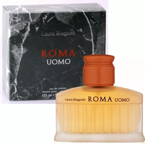 Laura Biagiotti Roma Uomo Eau De Toilette Hommes Neuf 125 ml