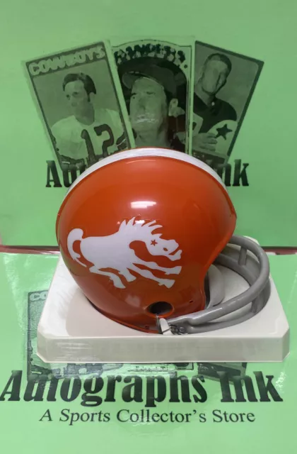 Denver Broncos 1962-65 Riddell VSR4 Old Classic Mini Football Helmet