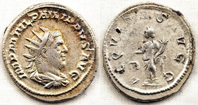 Empire Romano-Filipo I.Antoniano. 244-247 D. C. Rome EBC XF Silver 0.1oz