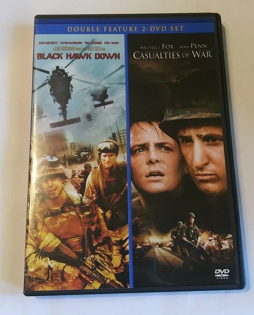 BLACK HAWK DOWN / Casualties of War DVD 2008 2Disc Set Double Feature