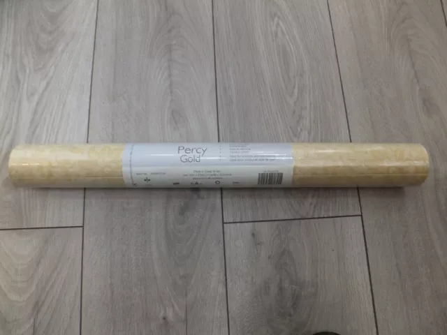 LAURA ASHLEY Percy Gold Wallpaper 1 X Rolls Batch No: W094435-A/1