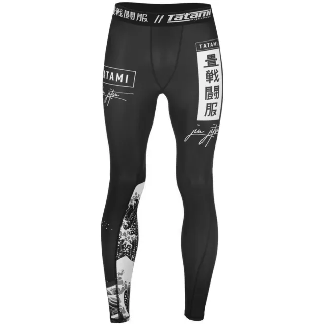 Tatami Fightwear Kanagawa Grappling Spats - Black