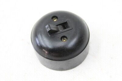 Old Toggle Switch Bakelite Round Exposed Light Switch an On 3