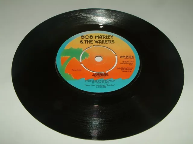 Bob Marley & The Wailers – Jamming – 7" Vinyl – 1977 – WIP 6410