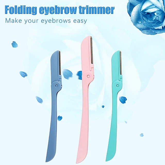 Cabello Las cejas navaja de afeitar para cejas afeitadora para cuidado facial