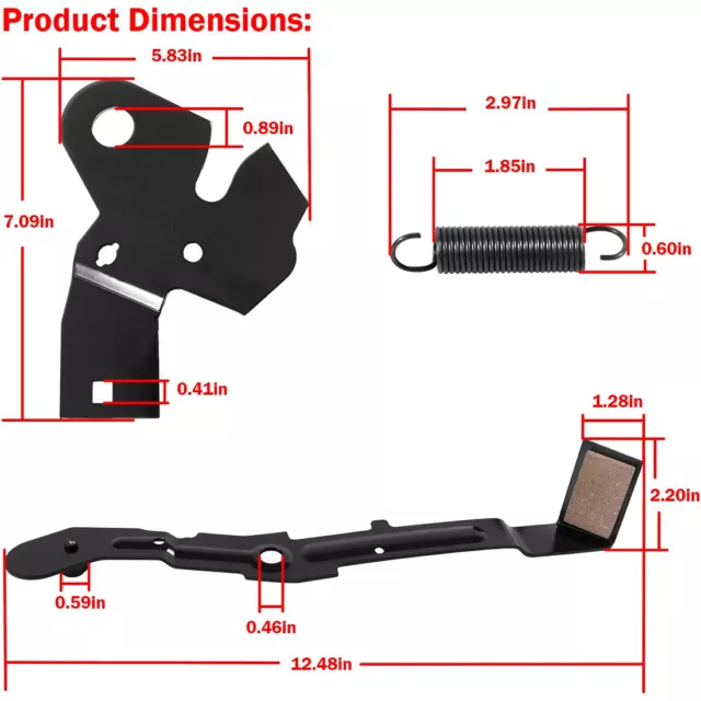 155046 Arm Bracket Roller Cam Kit for 42" Mower Deck LT1000 LT2000 AYP Craftsman 2