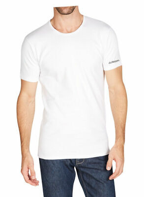 3 T-Shirt Uomo Kappa Art. K1306 Girocollo In Caldo Cotone Con Logo Stampato