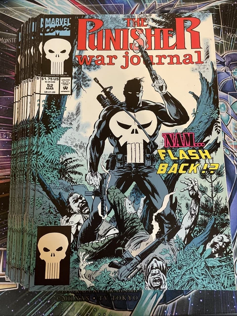 1993 Marvel Comics The Punisher War Journal Issue #52 Nam Flash Back Lot Of 17