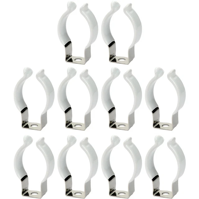 Secure Your T8 T10 T12 lampadine con queste clip di supporto isolate in gomma (10 pz)