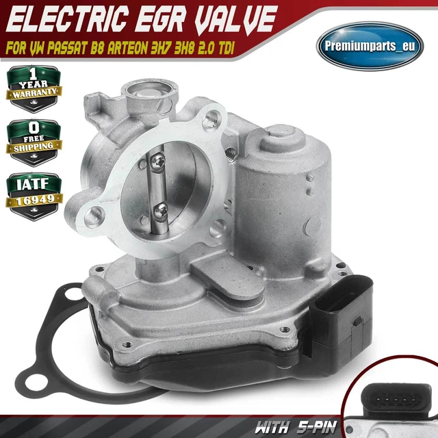 EGR VALVE FOR VW Passat B8 Arteon 3H7 3H8 Tiguan 2.0 TDI 5 Pins