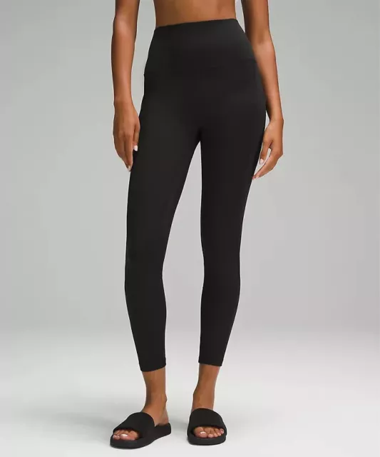 LULULEMON ALIGN PANT HR 25” With Pockets Black Size 8 New With