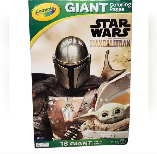 Crayola Star Wars The Mandalorian Giant Coloring Page vrogue.co
