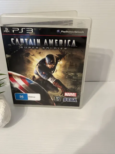 Captain America: Super Soldier Marvel Sony Playstation  (PS3) Complete w Manual