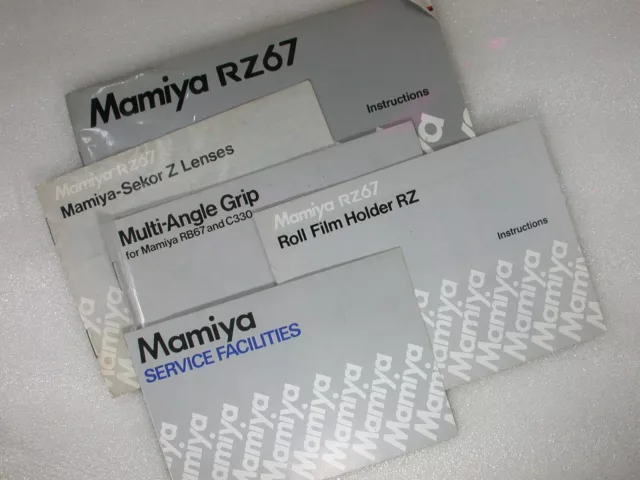 Mamiya RZ67 Manuale di istruzioni