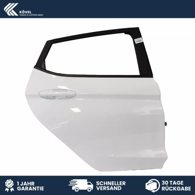 Porta Posteriore Destra Lato Passeggero Ford Fiesta Mk 8 VIII Bianco PN3GZ0