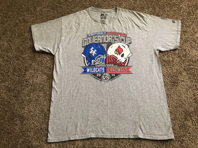 Kentucky Wildcats Vs Louisville Cardinals 2014 Governors Cup T-Shirt Men’s Sz XL