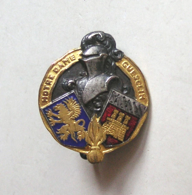 Insigne émail Ancien 67e RI Coq Régiment Infanterie - Original Badge Drago France 1950-60