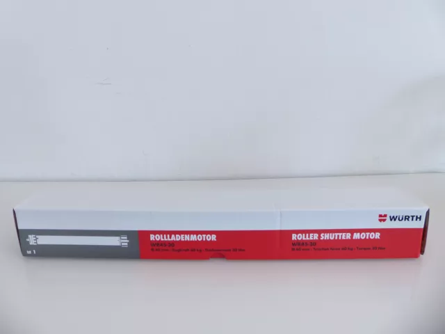 Motor de persiana enrollable Würth WR45-30 motor de persiana enrollable 5696000014 NUEVO #L