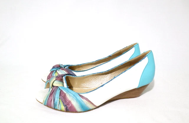 Peep toe mini wedge sandals cheap