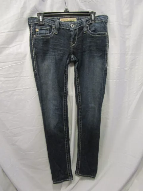 BIG STAR SWEET SKINNY Ultra Low Rise Fit Dark Wash Women's Jeans  Size 27R