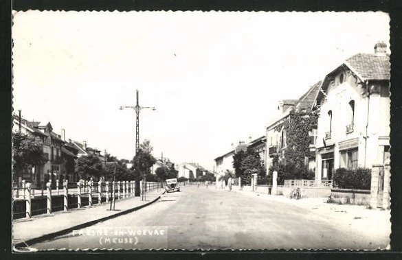 CPA Fresnes-en-Woevre, vue de la rue 1959