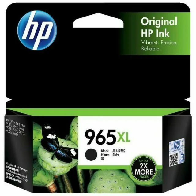 Genuine HP #965XL Black Ink 3JA84AA Black 2,000 pages 3JA84AA