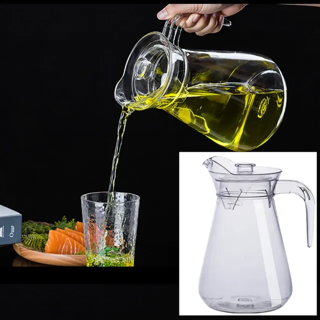 Acrylic Beverage Storage Container Clear Jug PC Juice Pitcher Household Cold