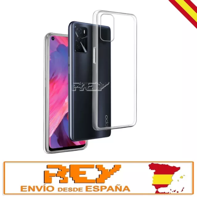 Funda Silicona para OPPO A16 / OPPO A55 5G / OPPO A16s / A54S Transparente s1407