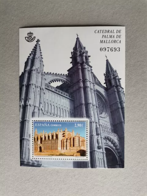 Sellos de España. Año 2012. Nuevos. MNH. HB catedral de Palma de Mallorca