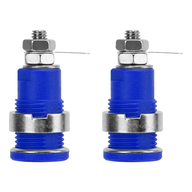 (Blue)4mm Banana Socket High Current Discharge Good Transmission Excellent
