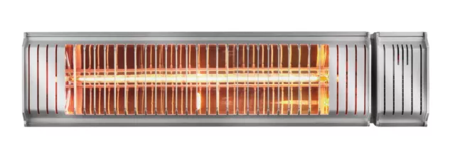 Eurom Elektrischer Terrassen Heizstrahler Golden 2000 Amber Smart 2000W