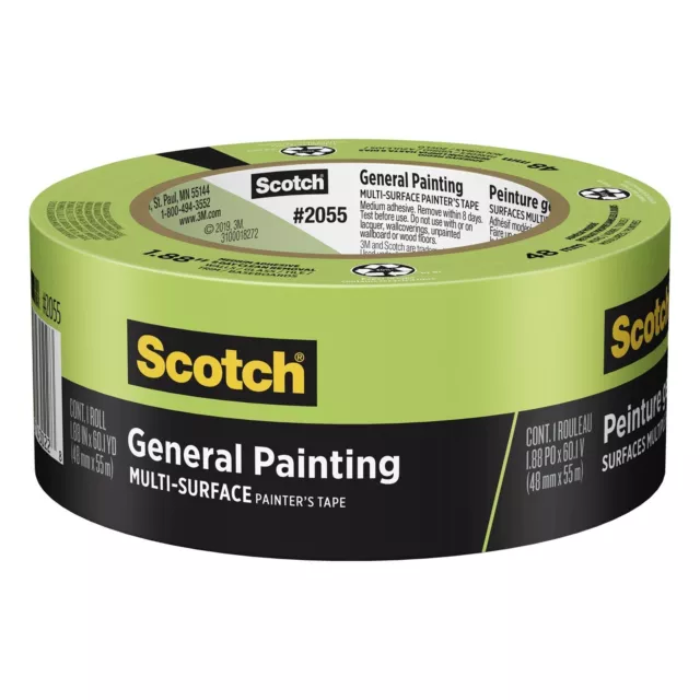 Scotch 48mm x 55m General Painting Painter’s Masking Tape Painting Supplies