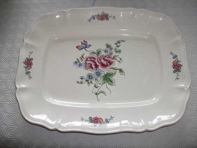 Plat rectangulaire émaillé blanc 175x130mm Hendi 621202