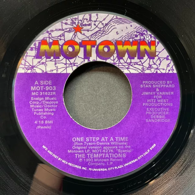The Temptations, One Step At A Time, 7" 45rpm, Vinyl NM