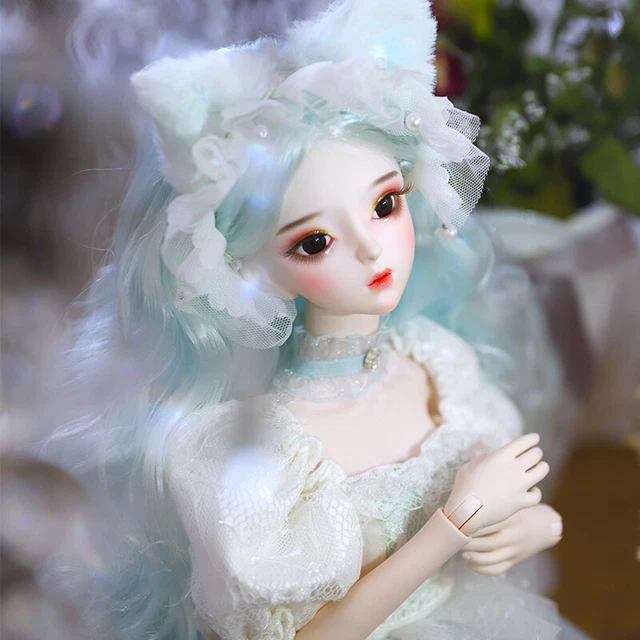 Full Set Assembled 1/3 BJD Doll Girls Clothes Shoes Eyes Handpainted Face Makeup