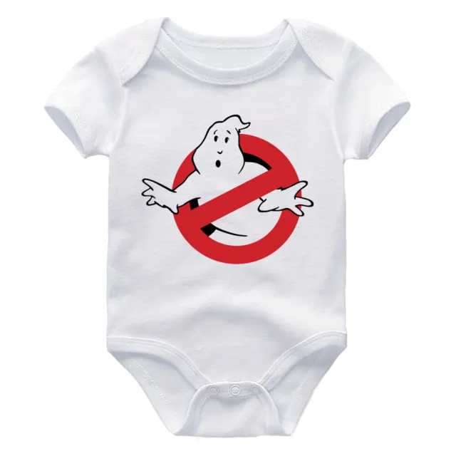 Ghostbusters Newborn Baby Bodysuit Infant Ghost Kids Shirt Movie Inspired Outfit