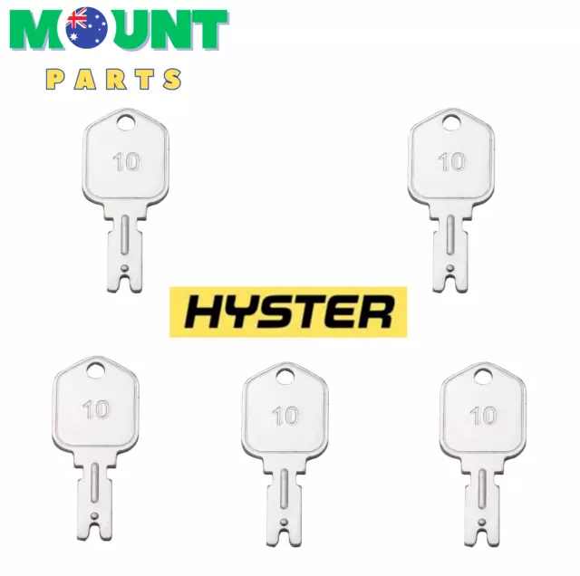 Forklift Ignition Keys For Hyster (1430) Rollers 186304 Key 5PC