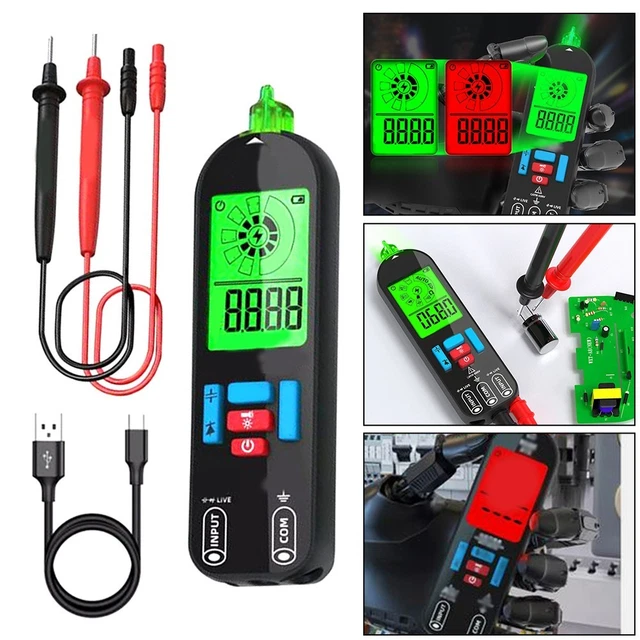 Multimeter Fire FIRE LINE DISCRIMINATION Smart Digital Multimeter Phase Deficiencies ...