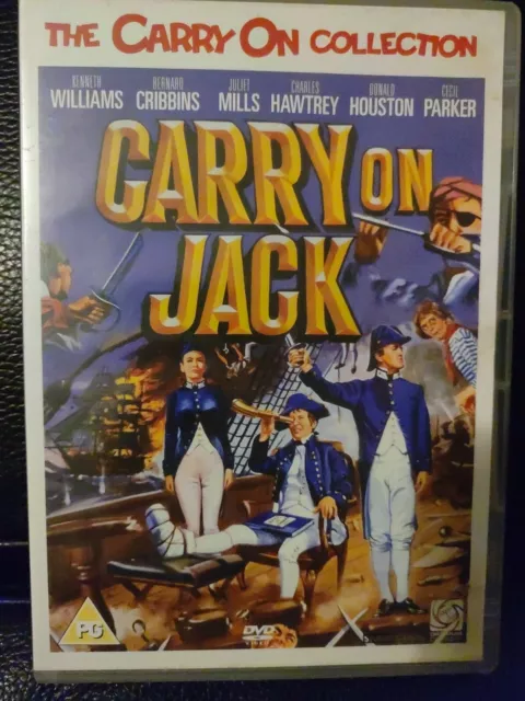 Carry On Jack DVD - Bernard Cribbins, Kenneth Williams, classic Comedy, vgc