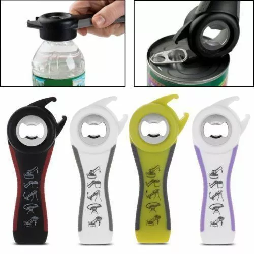 5 In 1 Bottle Opener Jar Can Beer Kitchen Manual Tool Gadget Multifunction Open