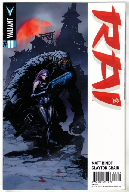 Rai #11 Ryan Sook Variant Valiant 2014 Matt Kindt Clayton Crain VF/NM