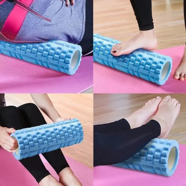 Back Exercise EVA Foam Roller Yoga Fitness Pilates Gym Muscle Massage  Rodillo