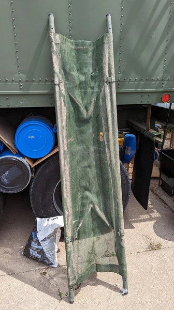 US Military Field Medic Stretcher Gurney Cot Orthopedic Medical Unit US Military Field Medic Stretcher Gurney Cot Orthopedic Medical Unit