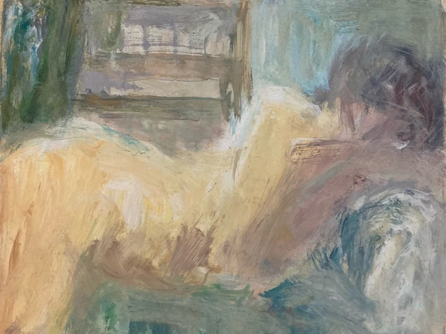 Peinture Fauve Femme Nu Sur Panneau - Art érotique Atelier 2000, Genre Fauvisme