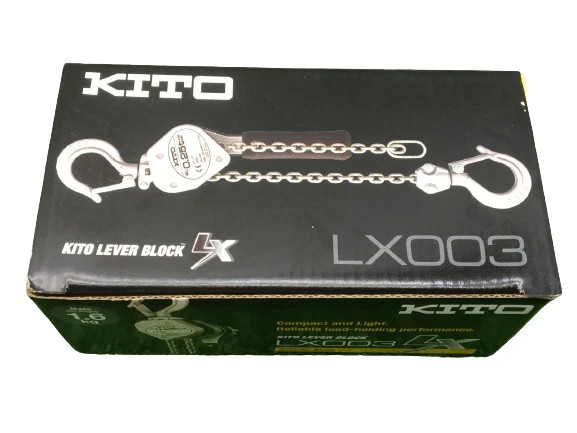 Kito Lever Block Chain LX003 250kg (0.25t) x 1m Genuine New From Japan