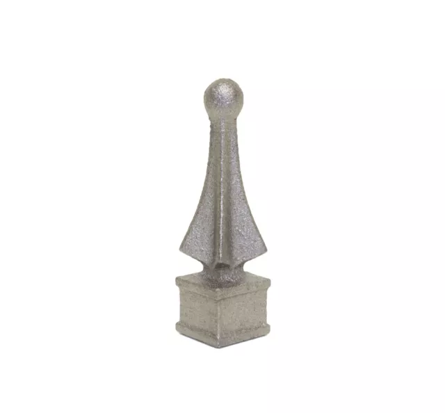 3/4" Cast Iron Ball Point Finial Decorative Ornamental Fence Gate Topper